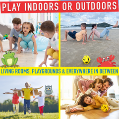 Covelico Animal Exercise Dice (12-Sided Foam Dice) – Kids Movement Game