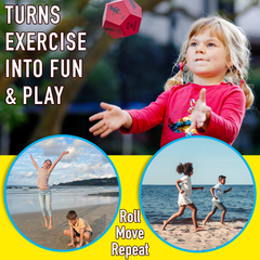 Covelico Kids Exercise Dice (12-Sided Foam Dice) – Action Movement Game