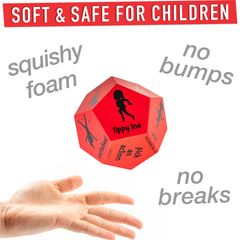 Covelico Kids Exercise Dice (12-Sided Foam Dice) – Action Movement Game