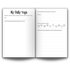 Yoga for Kids – Yoga Journal with Pose Tracker + Goals (6”×9”)