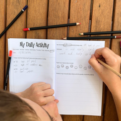 Fitness Journal for Kids – Daily Activity Tracker & Exercise Goals (6”×9”)