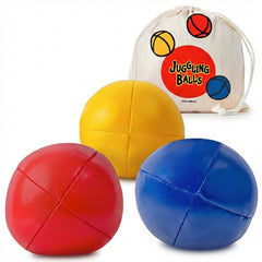 Covelico Juggling Balls (Set of 3) – Beginner Juggling Kit with Carry Bag & Instructions