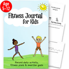 Fitness Journal for Kids – Daily Activity Tracker & Exercise Goals (6”×9”)